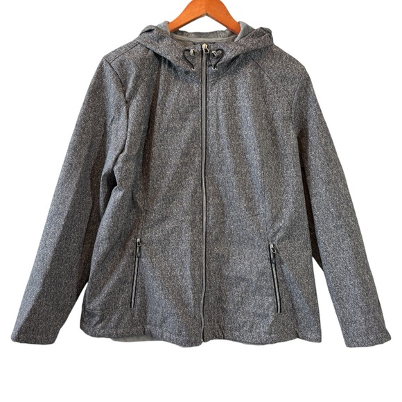 ZeroXposur Other - ZERO EXPOSUR Men’s Gray Hooded Jacket with Zipper Pockets Size XXL